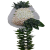 Beyaz Çiçek Sepeti